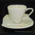 Coupe Esprssso en porcelaine et soucoupe (CY-P516)